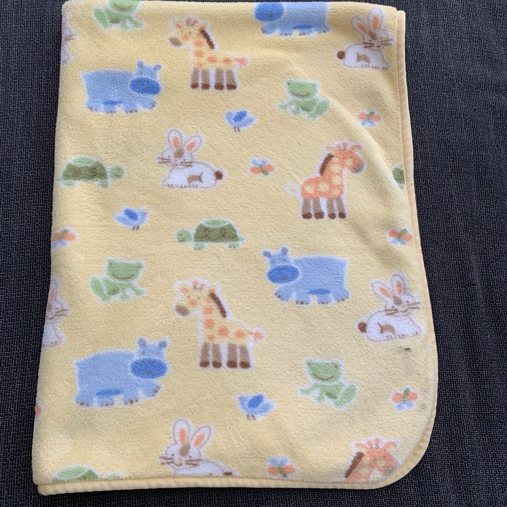 CIRCO Hippo Bunny Frog Giraffe Turtle Plush Crib baby Blanket